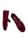 Балетки из бархата Melissa, красный - фото 4