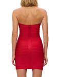 Мини-платье Isla Bandage Bodycon Hervé Léger, цвет Lipstick Red - фото 2