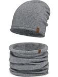 Шапка Vivisence 70115 Set, серый - фото