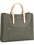 Сумка шоппер Bugatti Handtasche Ella Top Handle L, оливковый - фото