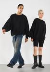 Толстовка YOURTURN OVERSIZE BASIC CREWNECK UNISEX, True Black/Black - фото 2