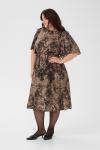 KAFFE CURVE Платье 'Jamia' в цвете Brown, Light Brown - фото 3
