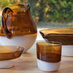 Стекло, коричневое, 280 мл Ommjänge IKEA - фото 3