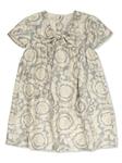 Платье Versace Kids с принтом Barocco, серый - фото