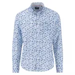 Рубашка Fynch Hatton Premium Flower Prints, синий - фото
