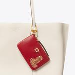 TORY BURCH Кожаный брелок для карт - фото 4