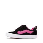 Кеды Vans Knu Skool Skate Shoe, цвет Black/Pink/Leopard - фото