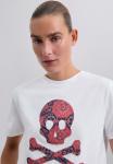 Футболка Scalpers SKULLTRIZE TEE, White - фото 4