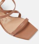 Кожаные сандалии Lindsay 55 Gianvito Rossi, Praline - фото 6