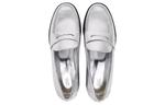 Лоферы женские серебристые Zara - фото 5