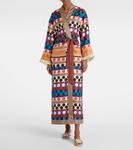 Шелковый пляжный парео в горошек Valentino, Multicolor - фото 7