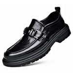 Мужские лоферы SHUPATE черно-коричневые - фото 3