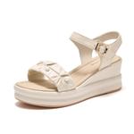 Женские сандалии на ремешках Spider King, экрю - фото 2