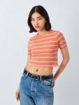 Полосатый укороченный топ John Lewis ANYDAY, Multi - фото