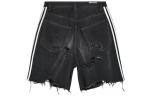 Шорты джинсовые Balenciaga x Adidas Unisex, черный - фото 2
