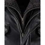 Кожаное пальто JCC "41607", черный - фото 3