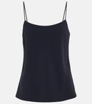 Бретелька biggins из кади The Row, синий - фото