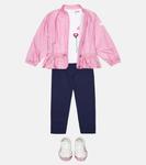 Хлопковые спортивные штаны Il Gufo, синий - фото 2