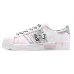 Кроссовки adidas originals Superstar Skateboarding Shoes Unisex Low-top Silver/Pink, розовый - фото 2