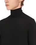 Шерстяная водолазка Prada, черный - фото 5