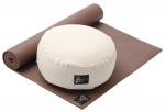 Коврик для фитнеса YOGISTAR.COM Mat, цвет beige/brown - фото