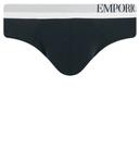 Трусы мужские Emporio Armani хлопковые 3 шт, синий/белый - фото 4