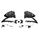 Визор для шлема Shark Evo One 2 Fixing Plates V2 Large Shell, черный - фото