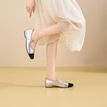 Туфли Мэри Джейн женские Josiny, бежевый/черный - фото 11