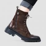 Мужские ботинки Cahhrrn X Martin Boot Men Beige Voguhomme - фото 3