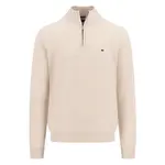 Свитер Fynch Hatton 1513222 Structure half zip, бежевый - фото