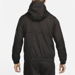 Куртка Men's Jordan Logo Printing Loose Hooded Half Zipper Jacket Black, черный - фото 4