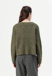 Кардиган Vero Moda VMINGRID V-NECK , Grape Leaf/Mottled Dark Green - фото 3