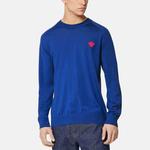 VERSACE Мужская синяя толстовка - фото 4