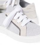 Замшевые кроссовки Brunello Cucinelli Kids, Grigio - фото 4