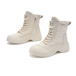 Зимние сапоги женские EBLAN, бежевые (на флисовой подкладке) - фото 3