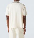 Хлопковая пике-поло Frame, White Sand - фото 4