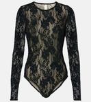 Кружевной комбинезон Zimmermann, черный - фото