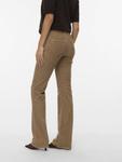 Брюки Vero Moda VMFLASH FLARED PANTS, Silver-Coloured Mink/Beige - фото 3