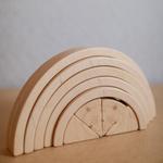 Натуральная деревянная радуга - Creative Turtle / KiddyMate Inna marka - фото 3