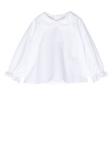 Блузка с воротником Питер Пэн Douuod Kids, белый - фото