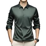 Мужская рубашка PIERRE CARDIN, зеленый - фото