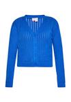 Вязаный кардиган IZIA, коабльтовый синий - фото