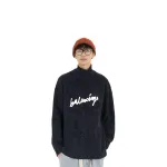 Свитер мужской темно-синий Balenciaga, синий - фото 3