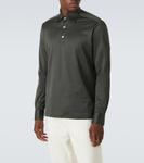 Хлопковая поло Kiton, зеленый - фото 3