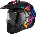 Шлем FXR Torque X Team Electric Shield, Black/Orange - фото