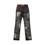 Брюки Who Decides War Coal Scripture Denim, Black - фото