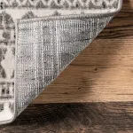 Ковер Catherina Transitional Geometric Area Rug nuLOOM, 201x274 см, серый - фото 7