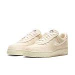 Кроссовки x stussy air force 1 low Nike, бежевый - фото 3