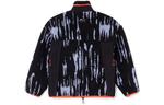 Куртка Li-Ning Logo Print Classic Warm Coat 'Black White', черный - фото 2