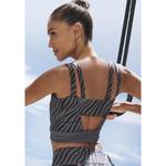 Женский спортивный топ Lascana Active, черный - фото 3